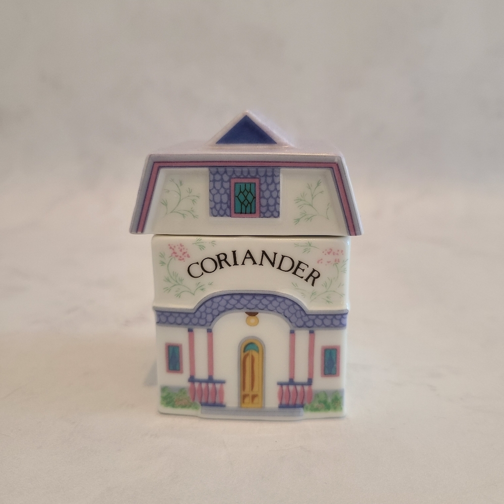 Vintage Lenox Spice Village Spice Jar - 1989 Collection - Coriander